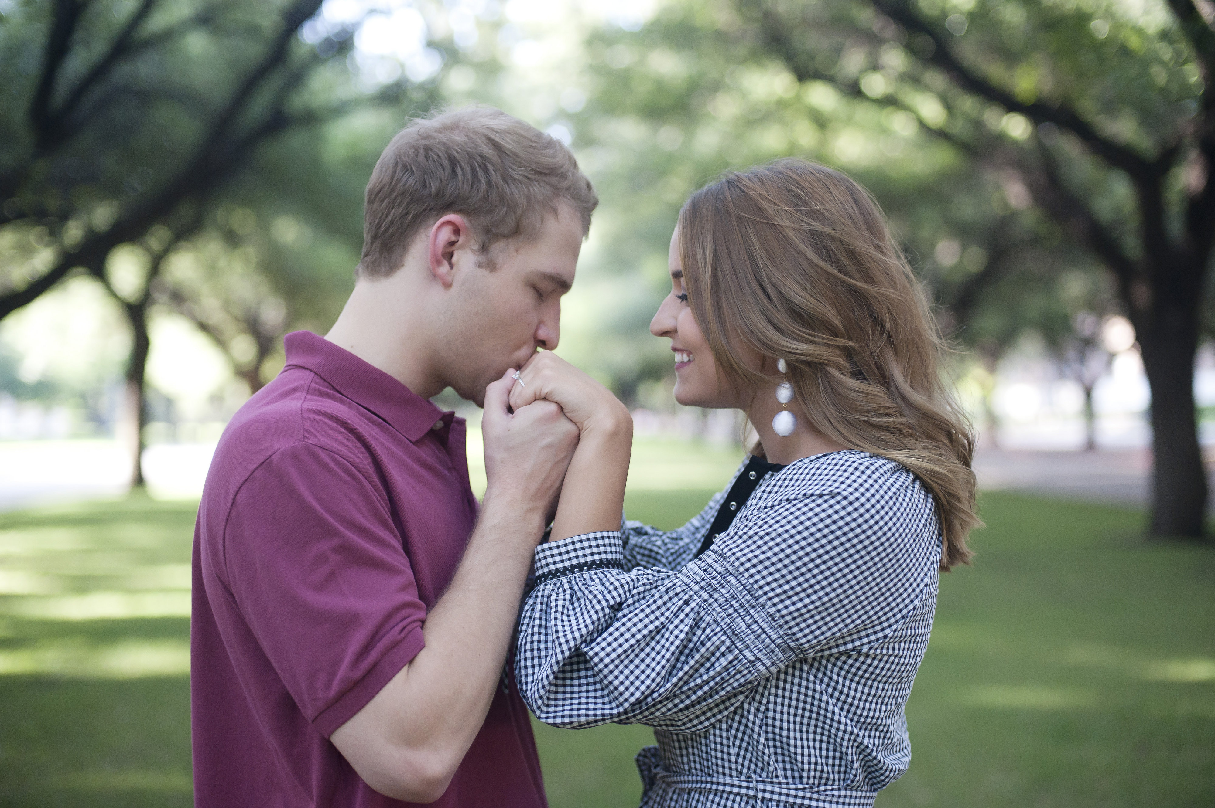 Fiance Kissing Future Wife's Hand